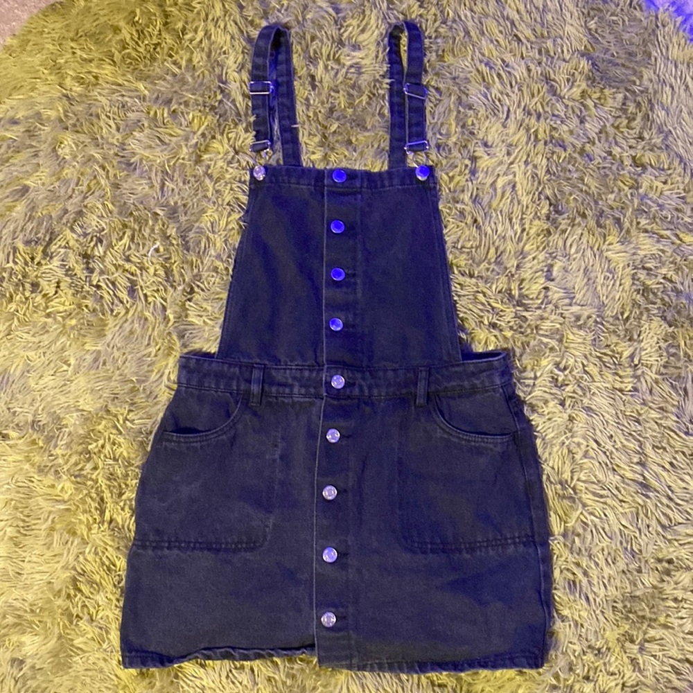 Pacsun overall denim skirt